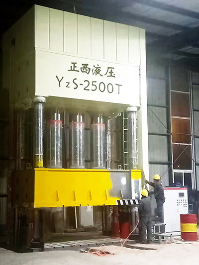 四川内江液压机需求客户定制的框架液压机2500吨完美交货使用
